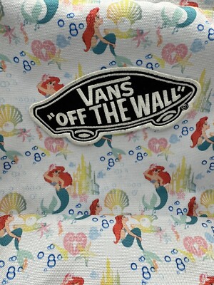Vans Light Blue and Coral Mermaid Print Backpack Vans Disney Backpack The Little Mermaid | Footshop main image 2