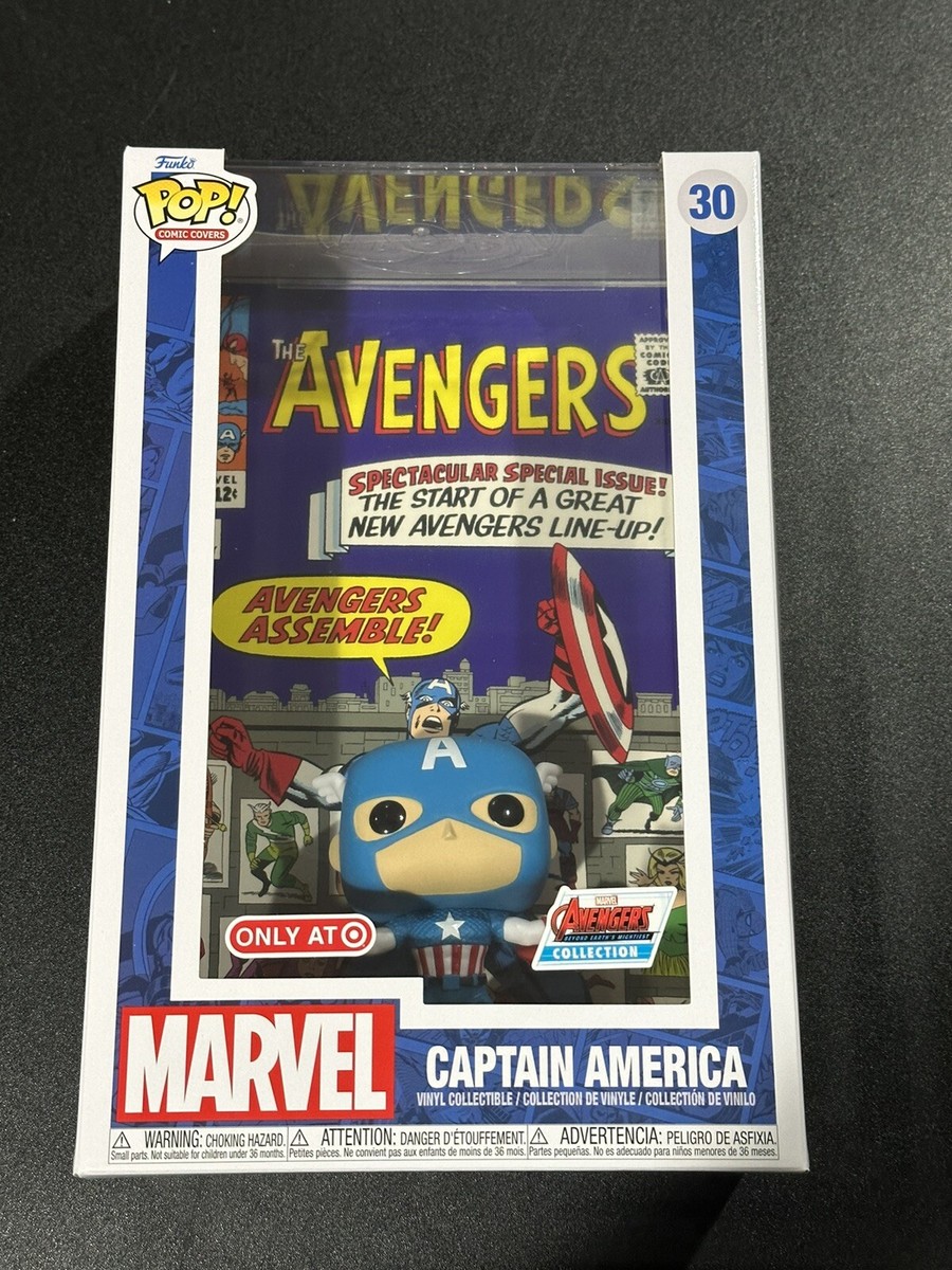FUNKO POP! Marvel Comic Cover 30 Captain America Avengers 🇺🇸 | eBay