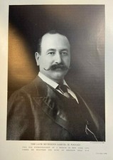 1906 Vintage Magazine Illustration Reverend Samuel H. Hadley