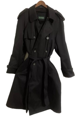 Lauren Ralph Lauren Mens Rainwear Weatherite Treated Trench coat 46R NWOT