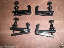 50 PCs Quality FULL BLACK Violin Fine Tuner 3/4 to 4/4