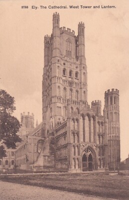 ELY DIE KATHEDRALE ~ WESTTURM UND LATERNE ~ UNBENUTZT ~ UNBESPIELT