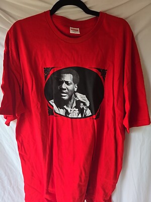 SUPREME STAX RECORDS OTIS REDDING TEE SHIRT XL RED NEVER WORN | eBay