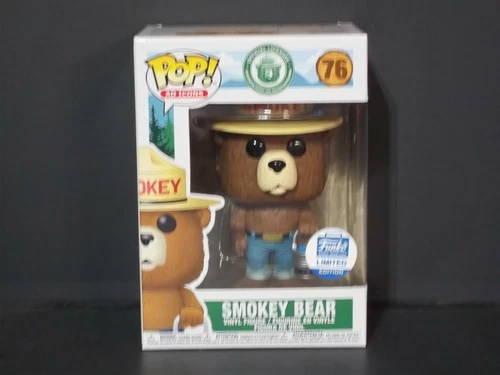 NIB - FUNKO - AD ICONS - SMOKEY BEAR #76 - 2019 - FUNKO LIMITED EDITION- BUCKET