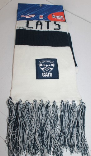 AFL Geelong Cats Football Club Scarf Unisex BNWT Sekem Official AFL