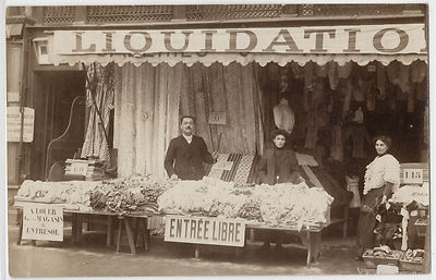 CPA - 69 - LYON - AGI Ausverkauf. Stoffe, Neuheiten, Mittelstraße 13.