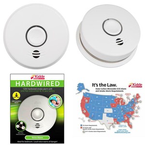 Hardwire Smoke Detector With 10-Year Battery Backup And ...
