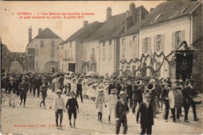 AK VITTEAUX - 1. Eidgenössisches Schulfest des Kantons 1911 (47455)