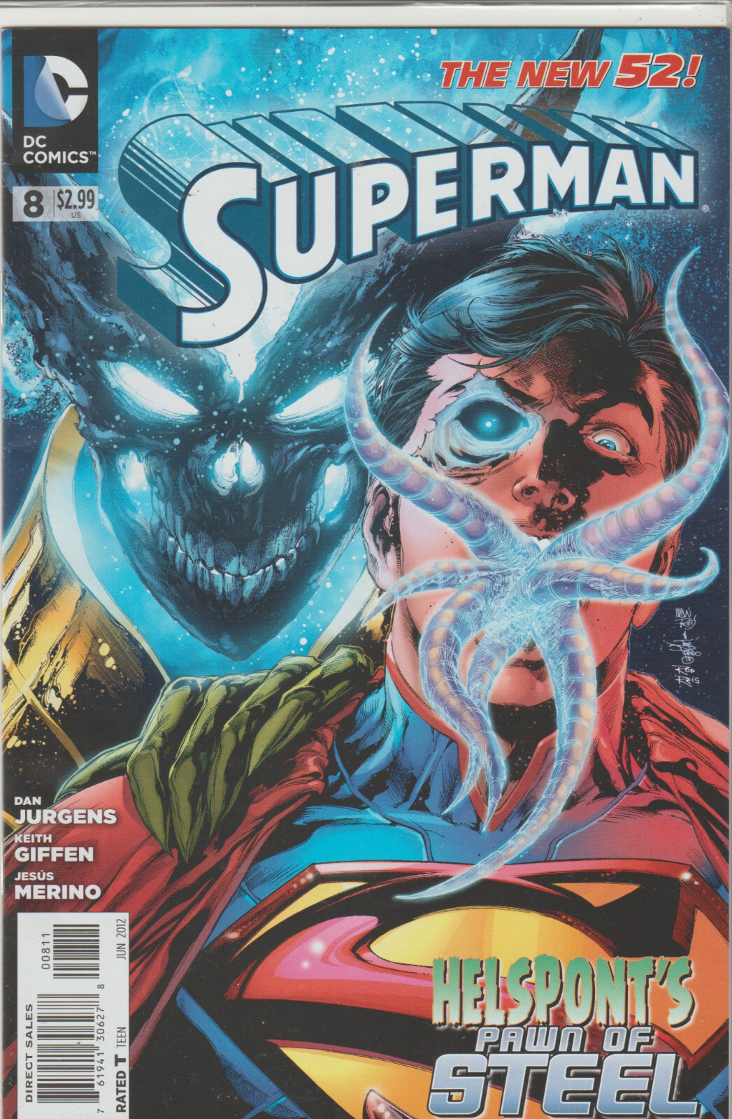 DC COMICS SUPERMAN #8 JUNE 2012 NEW 52 1ST PRINT NM