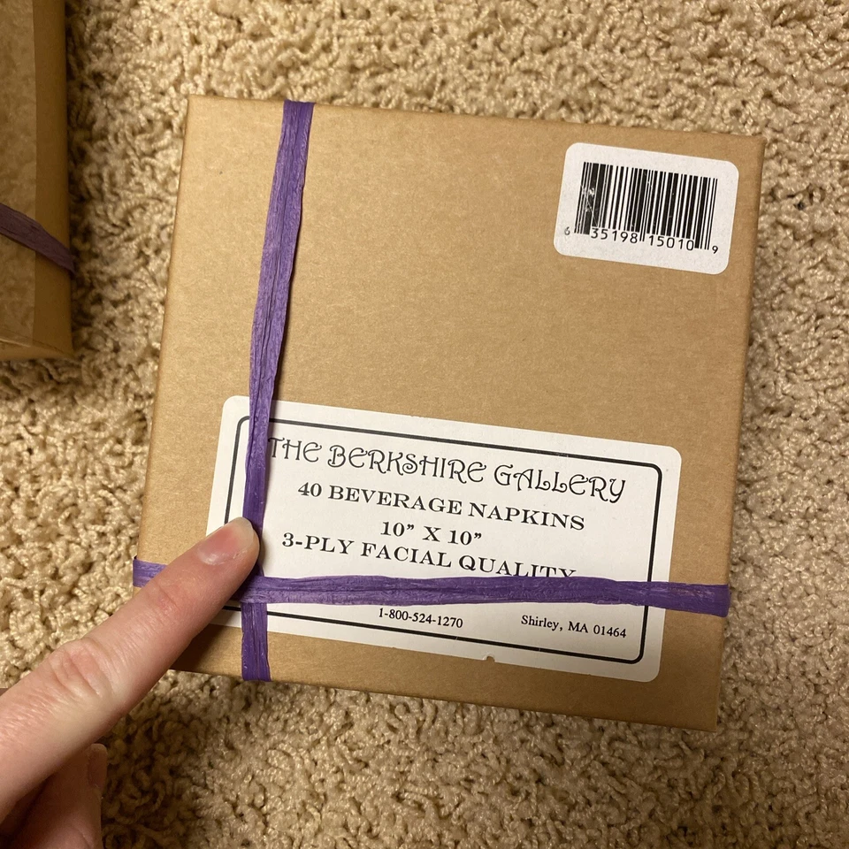 Servilletas florales y de aves de bebida entretenidas de 10”x10” The Berkshire Gallery Foto 4 de 4