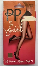 PRETTY POLLY SHAPER TIGHTS, Nude, Small/Medium, BNWT, 15 Denier