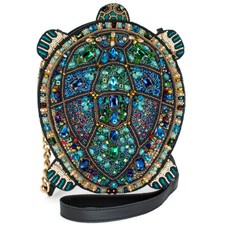 Mary Frances Wave Rider Turtle Crossbody Handbag
