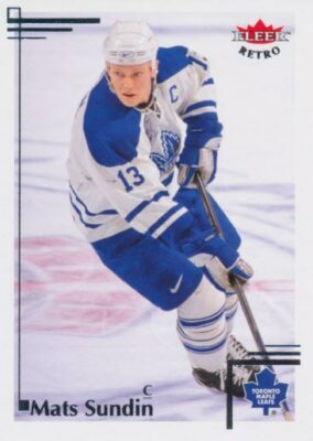 2012-13 Fleer Retro #15 MATS SUNDIN - Toronto Maple Leafs