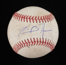 Miguel Amaya Signed Spring Training Game Used Baseball (JSA COA) Chicago Cubs