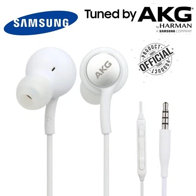 INEAR Genuine Samsung AKG 3.5mm In-Ear Headphones Earphones with Mic - White