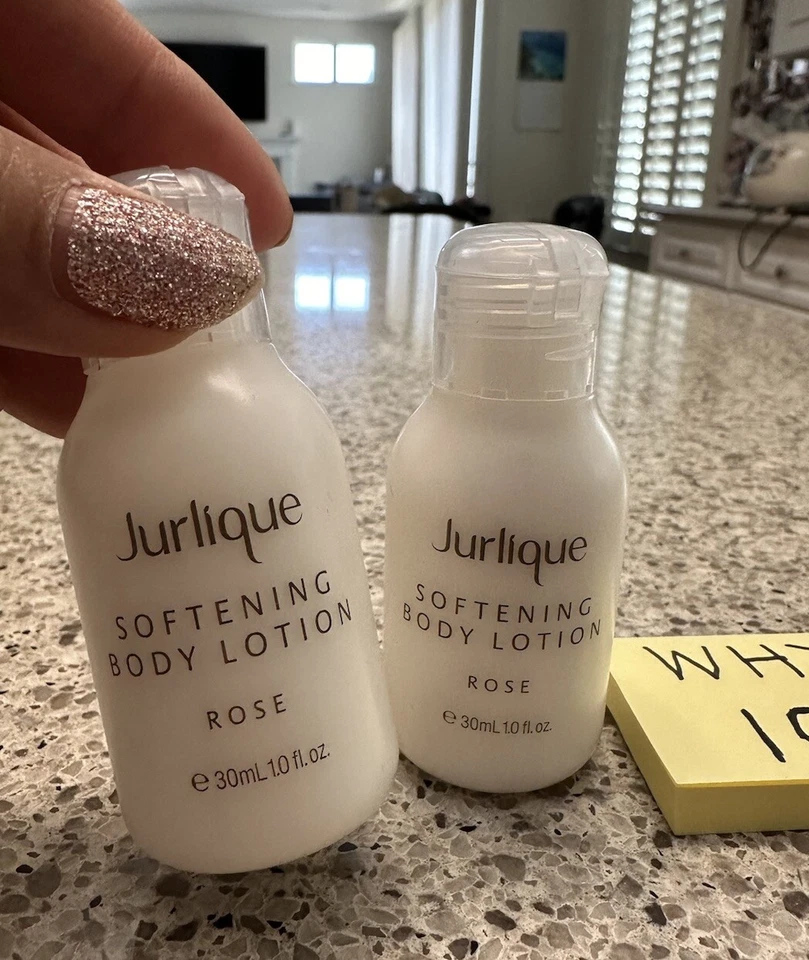 X2 JURLIQUE Loción Corporal Suavizante ROSA 1oz/30ml EA. CADUCIDAD 4/2025 TALLA DE VIAJE CANTIDAD. 2 Foto 2 de 4