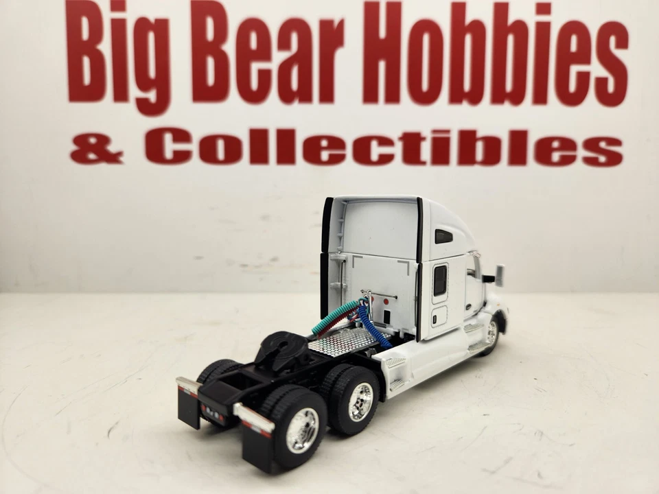 New 1/64 DCP White Kenworth T680 76" High Roof Sleeper Tractor - Image 4 of 4