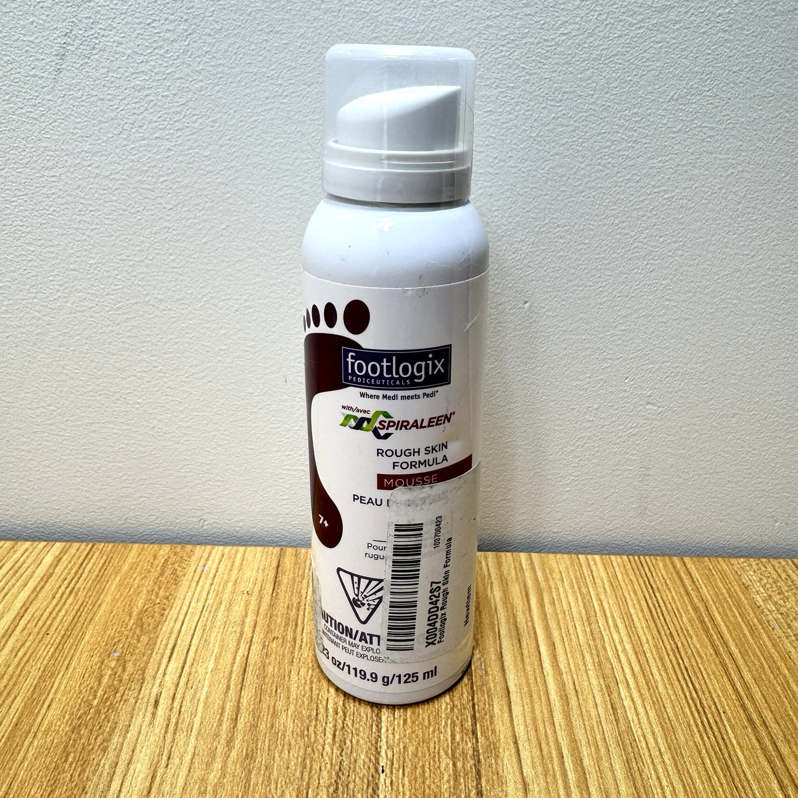 NEW Footlogix Rough Skin Formula 7+ Mousse Spray 4.23oz / 119.9g / 125 mL [NEW]