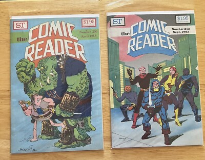 The Comic Reader #’s 210,213,214,216 | eBay