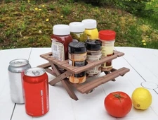 Picnic Table Condiment Holder