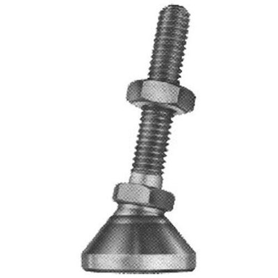 J.W. Winco Leveling Mount 5/16-18 x 2'' Thread Length 1.25'' Base Dia 2.88''H 2300
