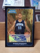 2006 DEE BROWN BOWMAN CHROME AUTOGRAPHED AUTO ROOKIE CARD RC #155 UTAH JAZZ