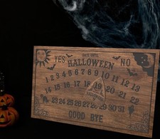 Halloween Decorations Wooden Advent Countdown Calendar Halloween Home Decor Cree