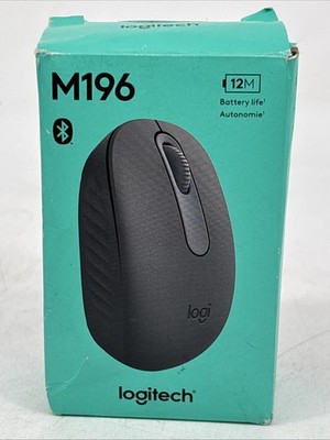 Logitech M196 Bluetooth Wireless Mouse Gray