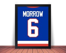 Framed KEN MORROW New York Islanders comparable Photo Picture 8x10 11x14 JZ