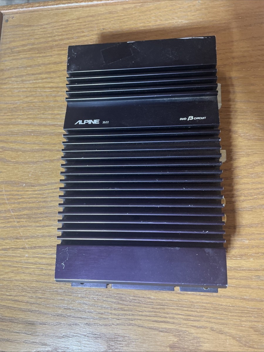 おまけページ② Alpine 3522 duo B circuit Car Audio Bridgeable Power Amplifier