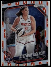 2025 Panini Prizm WNBA #112 Stefanie Dolson WNBA Logo Prizms