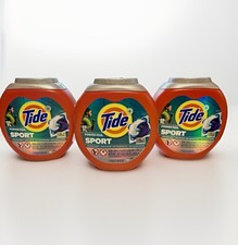 Tide Power Pods Sport Stain Fighter Laundry Detergent Pods 25 XL Count 3-Pack