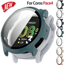 Glass Case for COROS PACE 4 Smartwatch Screen Protector PC Hard Protective Cover