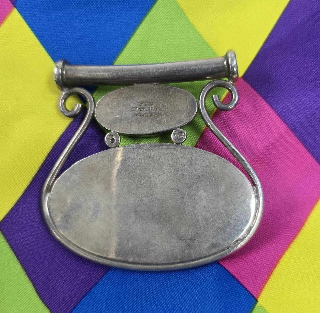 Large Pendant Sterling Handmade Statement Piece U… - image 4