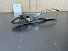Used Vintage Pliers UTICA 511-8 Made In USA W/ Pattern Texturized Grip Handles
