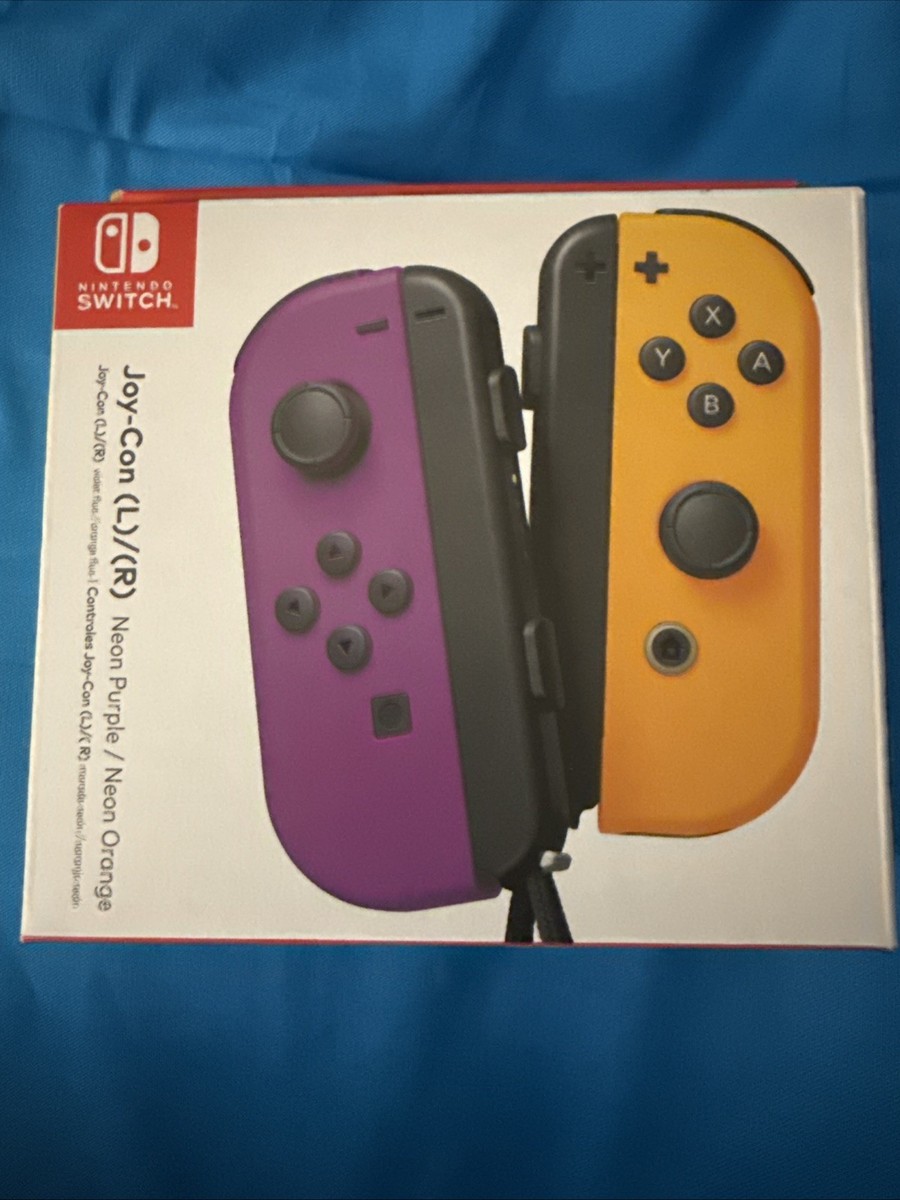 Nintendo Switch Joy-con パープル&amp;ピンク ストラップ付 新品 Switch ジョイコン Joy-Con ピンク パープルの通販 by Joy