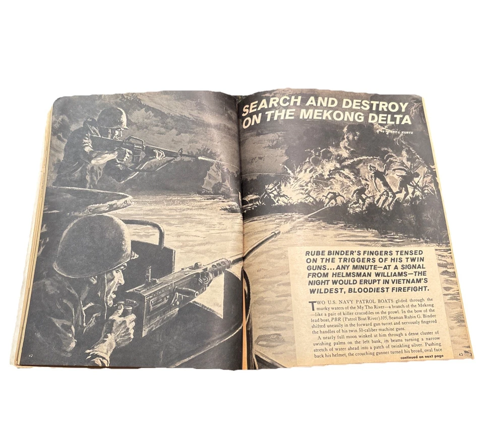 Vintage MAN’S MAGAZINE, August, 1967, Vol. 15, No 8 “I Chased a Flying Saucer” Foto 3 de 4