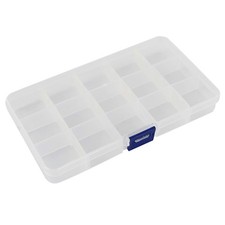 Jigitz Plastic Jewelry Organizer Box 8pk Plastic Organizer Box with Dividers