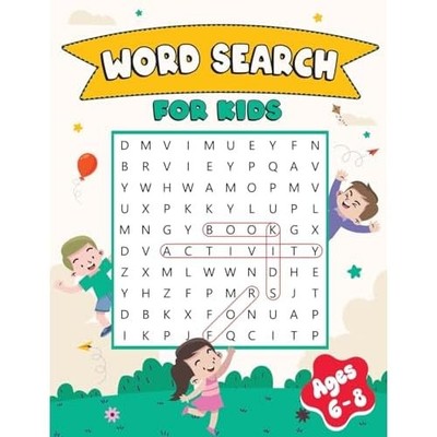 Word Search Book for Kids Ages 6-8: Activity Book for C -  NEW Laura Bidden 2024