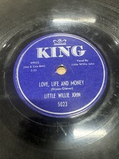 King 78 RPM Little Willie John - Love Life And Money 5023 V R&B