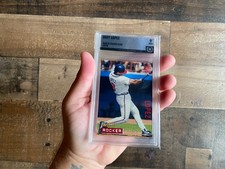 Javy Lopez Rookie Rocker Card VTG 1994 Graded 9 Mint Topps Stadium Club Slab 630