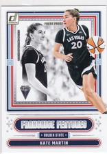 2025 Panini Donruss WNBA KATE MARTIN GOLD PRESS PROOF #15 Franchise Features