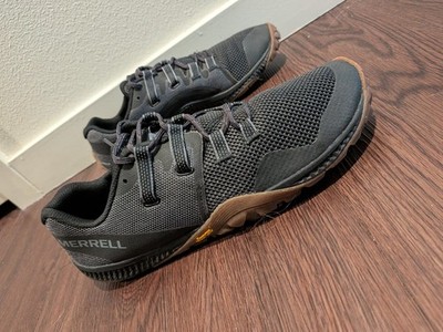 Merrell Trail Glove 6 Black Gum Barefoot Zero Drop Trail Running Shoes Men's 9.5
