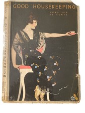 Rare Good housekeeping mag Cover Art Cole’s Phillips Fadeaway Black Dress Beauty