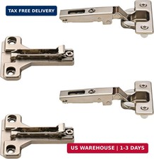 2 Salice European Face Frame Hinges C2P6A with Face Frame Clip On Adapter Plate