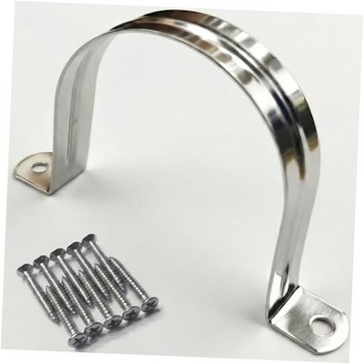10PCS 3 inch Stainless Steel 3'' Clamp - Fits 2-1/2'' Pipe - 10PCS with 10 Screws