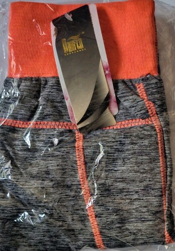 Dinifen Leggings For Regular Size Fits, One Size Fits All, Colors  Gray & Orange