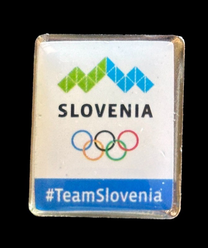 Nice Milano Cortina 2026 Winter Olympics - Slovenia NOC Pin