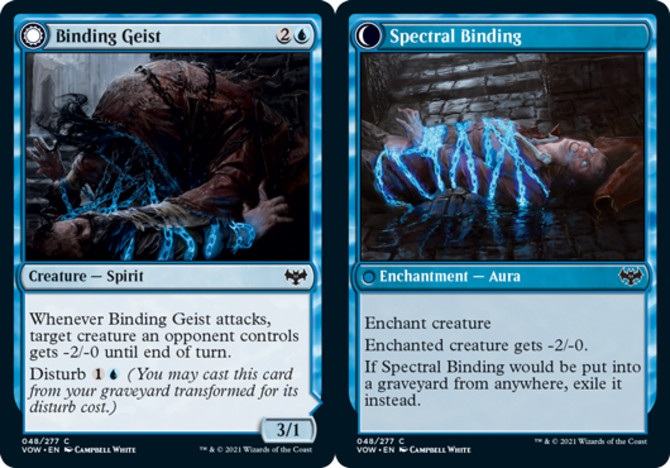 Binding Geist // Spectral Binding Light Play, English Innistrad: Crimson Vow