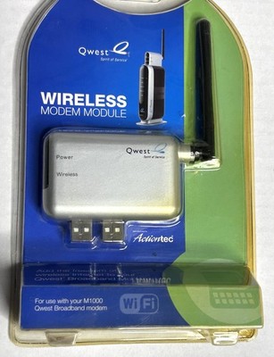 NEW Sealed Qwest Actiontec W1000 Wireless Modem Module Adapter for M1000 WiFi